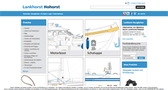 Desktop Screenshot of lankhorst-hohorst.de