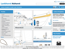 Tablet Screenshot of lankhorst-hohorst.de